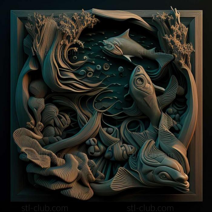 3D model deep sea (STL)